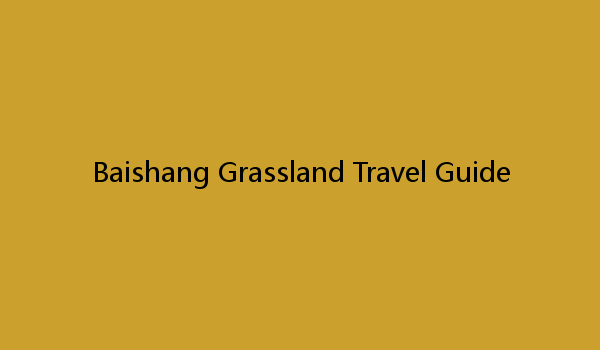 Baishang Grassland Travel Guide